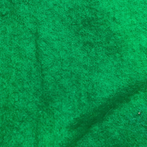 Woolen flokati rug handmade green, new