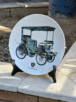 Ceramic Collectible Plate Peugeot Vis-à-Vis 1892 used, 29 cm
