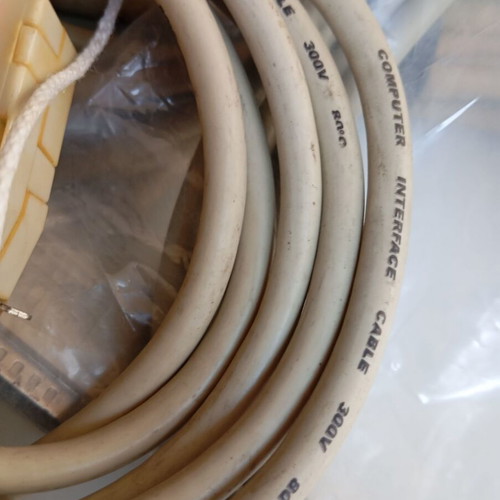 LPT parallel printer port cables 9 pieces like new