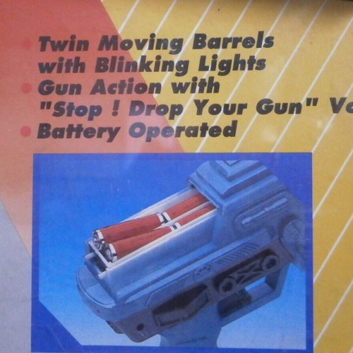 Super Gun Double Power Barrel Sound Action sealed space toy