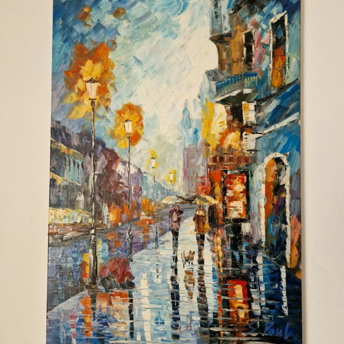 S Paul painting with Afremov technique like new