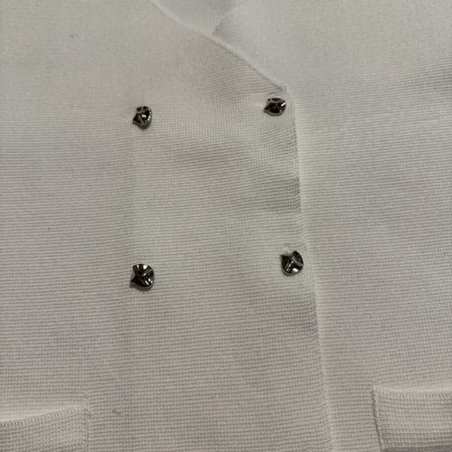 Vest with silver details new, white, one size