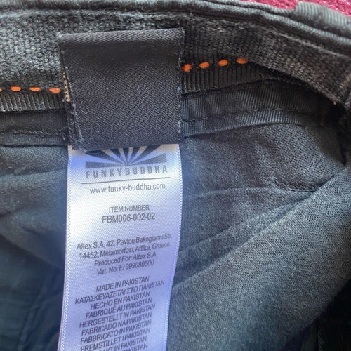 Funky Buddha men's cargo pants black like new, size 30