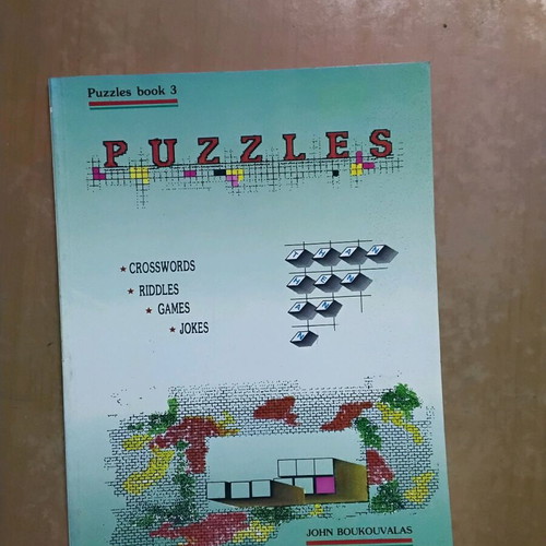 English learning book new with crosswords
