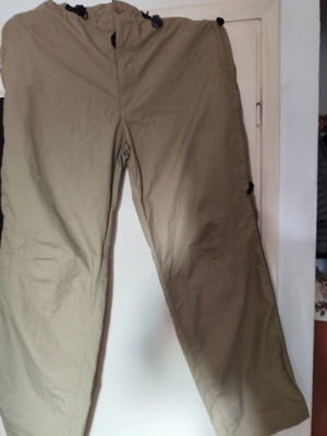 Men's Pants XL like new, beige, Italian with zipper pockets