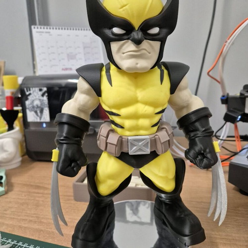 Wolverine Chibi Edition figure like new, 3D printed, 30 cm height
