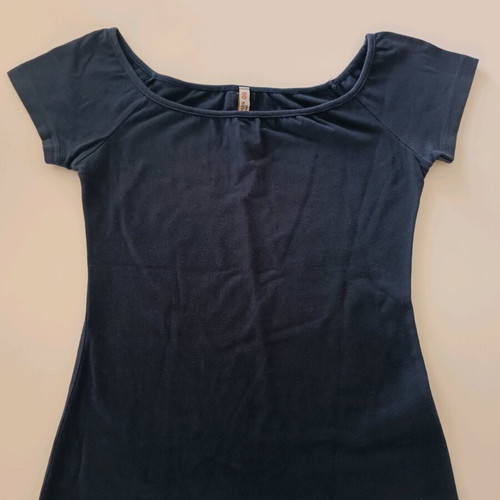 Pink Woman blue short-sleeve top size S like new