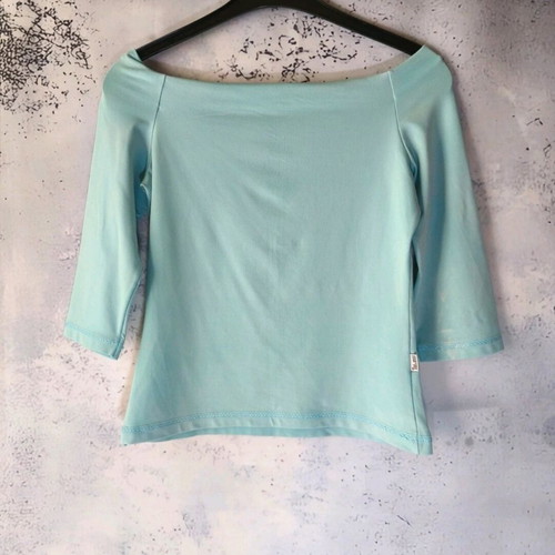 Toi Moi spring blouse like new, size S, blue turquoise