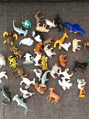 Φιγούρες Kinder Surprise Natoons Animals σετ σαν καινούργιο, πάνω από 20 μίνι