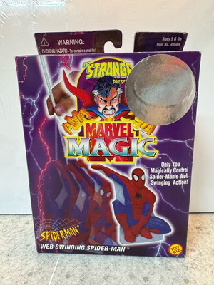 Marvel Magic Toy Biz Web Swinging Spider-Man 1996 new