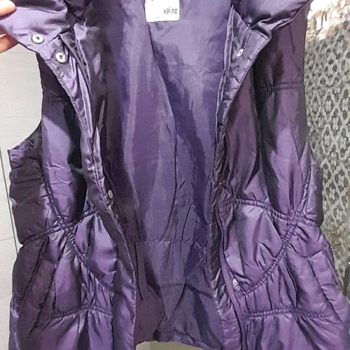 Valino sleeveless jacket like new, purple, size M