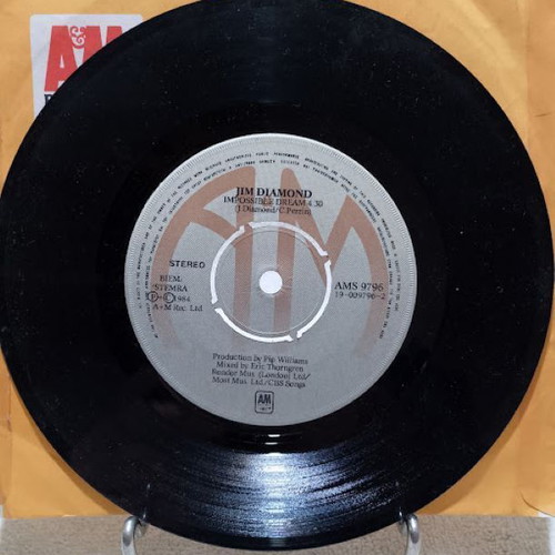 Jim Diamond I Should Have Known Better 7" vinyl used