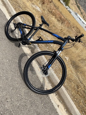 Ποδήλατο MTB Rockrider ST120 27,5, δισκόφρενα, μπροστινή ανάρτηση, μαύρο