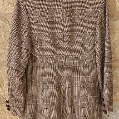 Burberry vintage blazer jacket like new, beige and brown tweed