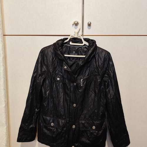 Barbara Lebek jacket black, like new, size XL