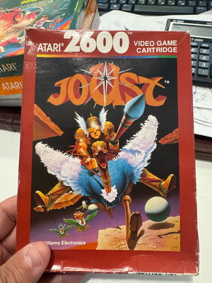 Atari JOUST game used with complete contents in box