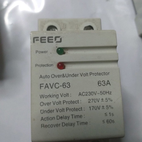 Single-phase voltage monitor with power relay slightly used