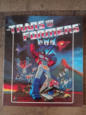 Άλμπουμ αυτοκόλλητων Panini Transformers 1986, καινούργιο, άδειο