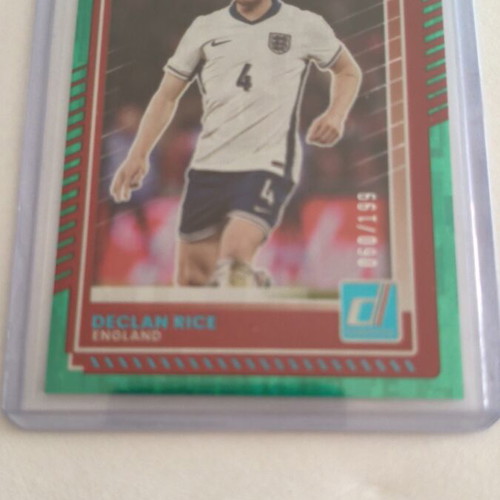 Declan Rice 060/199 Green Panini Donruss Road to World Cup 2025-26 card mint condition