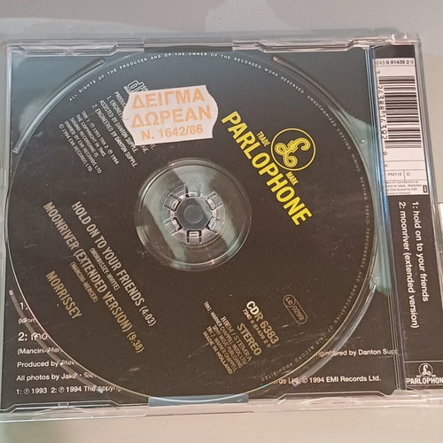 Morrissey Hold On To Your Friends CD single like new