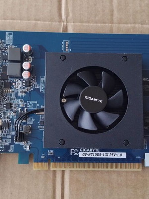NVidia GeForce Gigabyte GT710 video card like new, 1024MB GDDR5