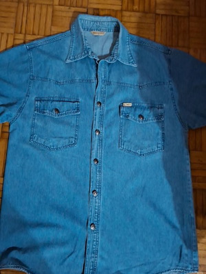 Vintage Denim Western Shirt Blondix XL like new, 100% cotton
