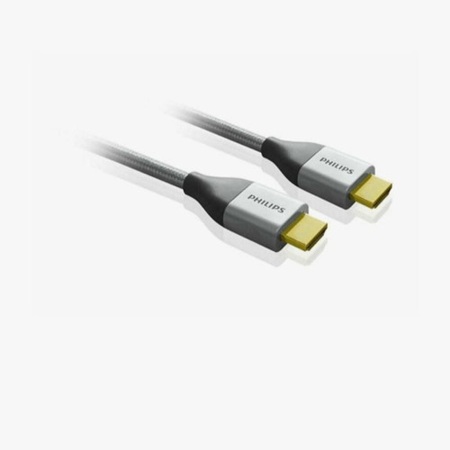 Philips HDMI 2.0 Braided Cable HDMI male - HDMI male 3m Γκρι SWV3453S/10