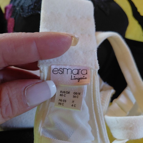 Luna bras set of 3 like new, black and white