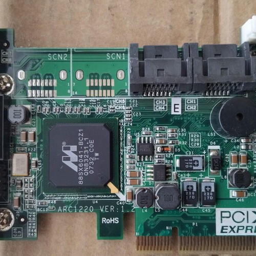 Areca ARC-1220 4 Port SATA II PCI-E RAID Controller Card like new