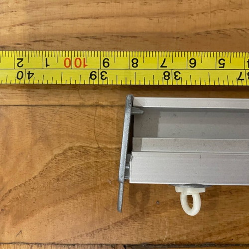 Curtain rail like new, 98 centimeters long