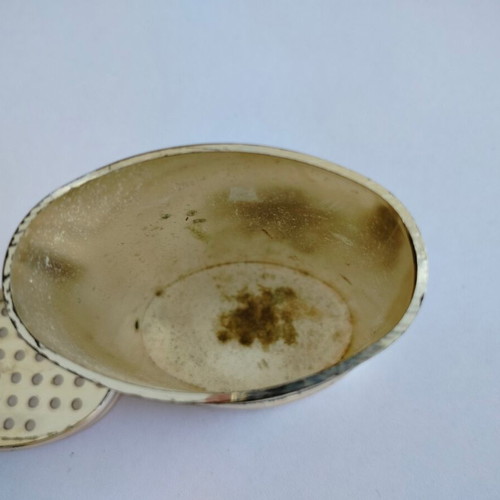 Trussardi metal powder case used