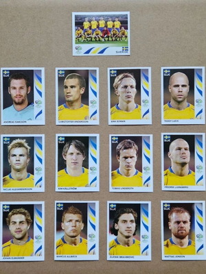 Panini World Cup 2006 Complete Set Team Sweden