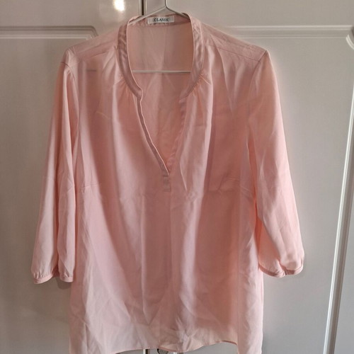Marks & Spencer blouse blush pink XL like new, 3/4 sleeve