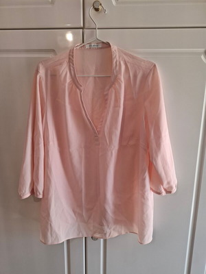 Marks & Spencer blouse blush pink XL like new, 3/4 sleeve