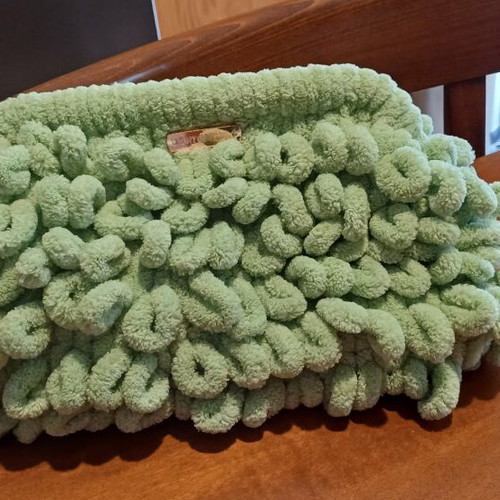 Handmade green handbag new