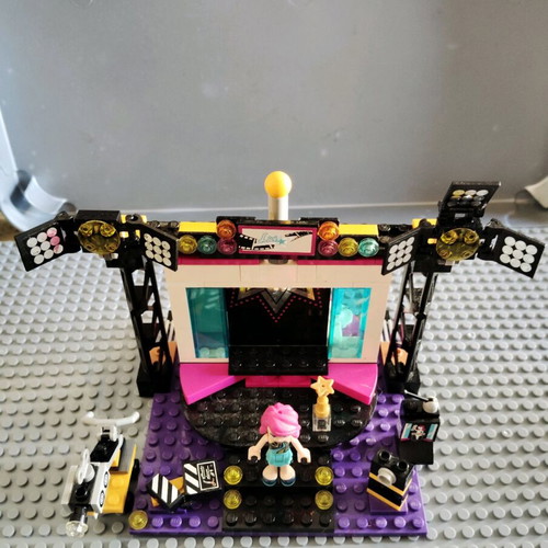 Lego Friends Pop Star TV Studio used