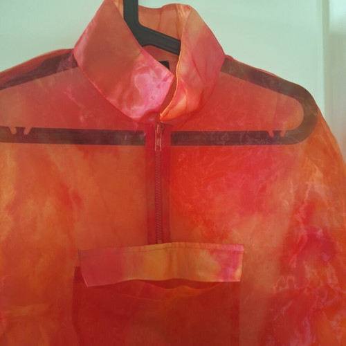 Trilogy shirt jacket like new, size S/M, orange