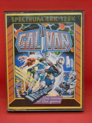 "GALVAN" Spectrum 48K-128K vintage video game new