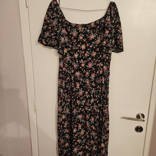 Floral dress New Look like new, brown, size L