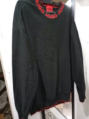 Hugo Boss men's knitted sweater black new size M