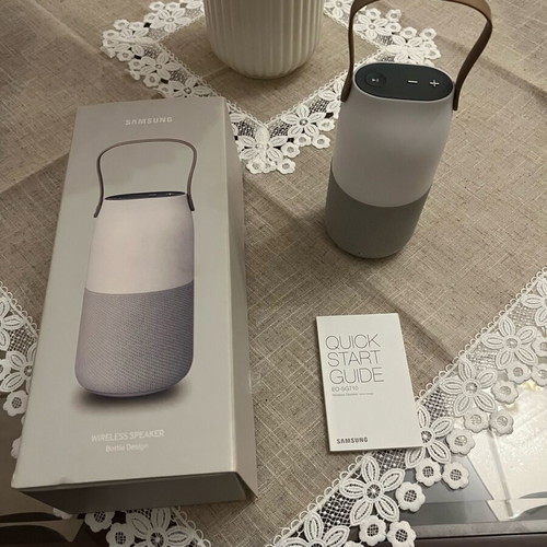 Samsung Bottle Design EO-SG710 wireless LED speaker used