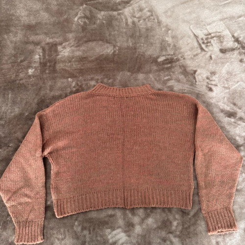 Badila Retro Pullover Dusty Pink used, with mohair, size S/M