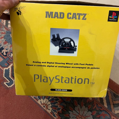 PlayStation steering wheel new