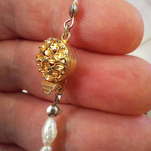 Vintage pearl necklace 60s, length 54 cm, like new