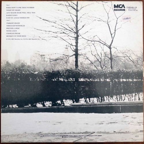 Steely Dan Pretzel Logic vinyl used, rock