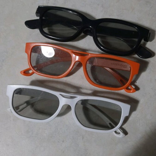 LG 3D cinema glasses used, set of 3