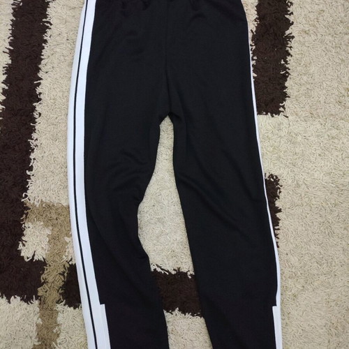 Palm Angels classic logo track pants like new, size Large, black and white