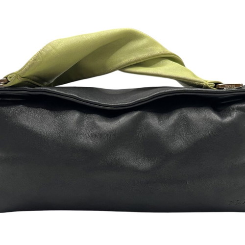 Prada кожена чанта Nappa двуцветна употребявана
