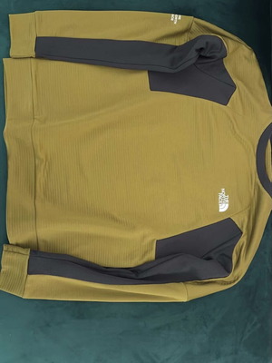 The North Face Crew Fleece Sweater new, olive green, size M