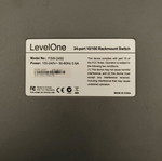 LevelOne 24-port 10/100 Rackmount Switch used